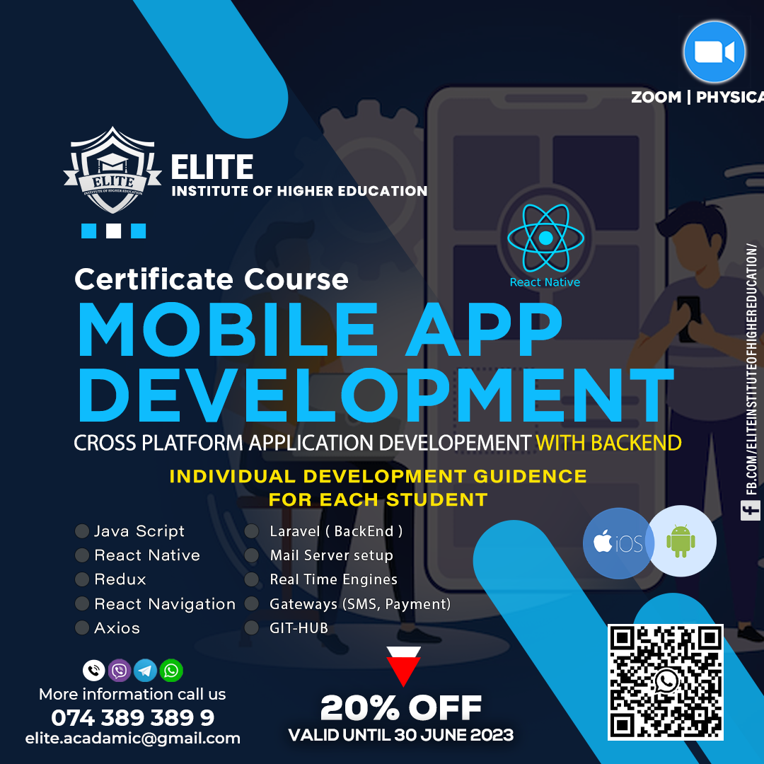 Certificate Course in Mobile Development